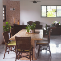 linda casa com piscina